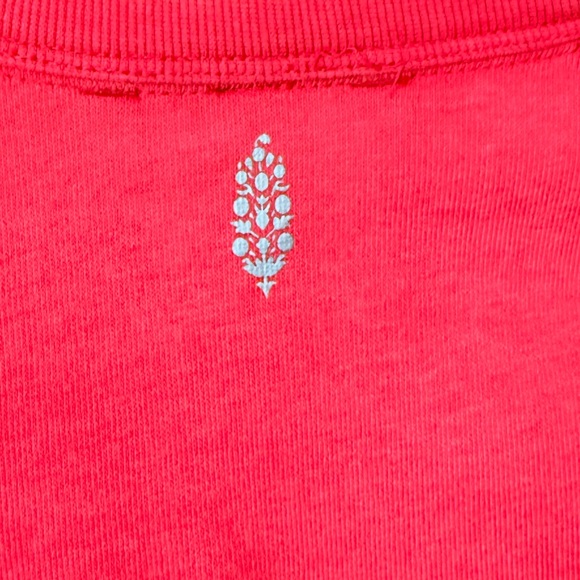 Free People FP Movement Circle Back Crop Top pink size M - Picture 11 of 12